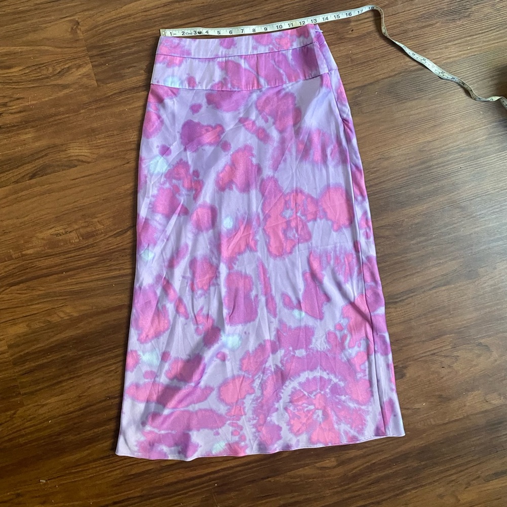 Free People Skirt Purple Tiedye